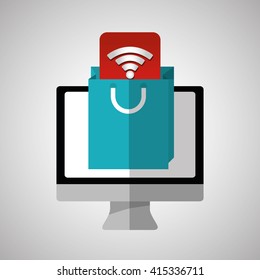 App design. technology illustration. social media concept