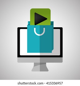 App design. technology illustration. social media concept