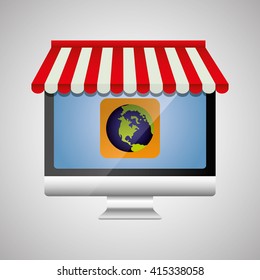 App design. technology illustration. social media concept