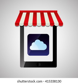 App design. technology illustration. social media concept