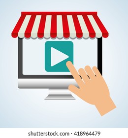 App design. technology illustration. social media concept