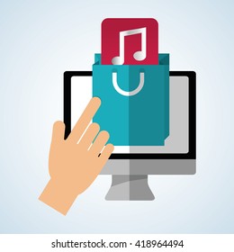 App design. technology illustration. social media concept