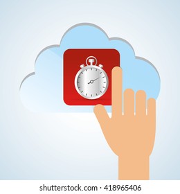 App design. technology illustration. social media concept
