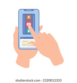 App Development concept, Web development, programmer engineering and coding website vector concept illustration