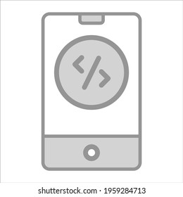 app development icon modern illustration