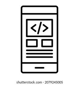 App Development icon vector image. Can also be used for web apps, mobile apps and print media.
