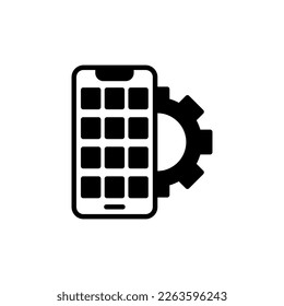 App Development icon in vector. Logotype