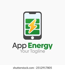 App Energy Logo Design Template. Good for Business, Agency, Community and Organization