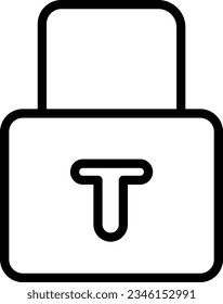 Icono de esquema de bloqueo de aplicaciones esenciales