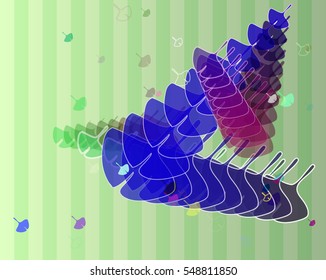 app with fair experience, opposed foliage vector background over work