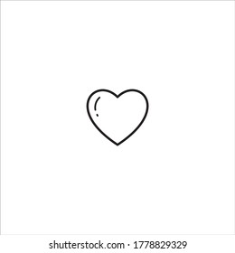 App Heart / Love Icon Design Vector