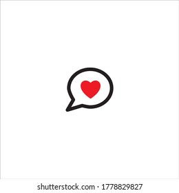 Vector de diseño de icono de App Heart/Love