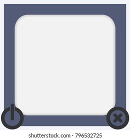 App icon background for icons. Vector illustration