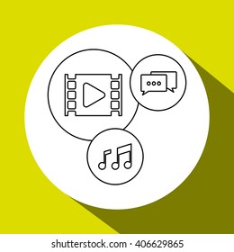 App icon design, vector illustration