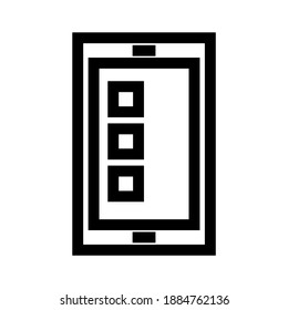 icono de aplicación o logotipo símbolo de signo aislado ilustración vectorial - iconos vectoriales de estilo negro de alta calidad
