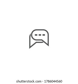 App Icon Message Design Vector