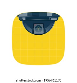 App-Icon, Security-Tracking-System, Overhead-Sicherheitskamera