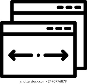 app icon. Thin Linear Style Design Isolated On White Background
