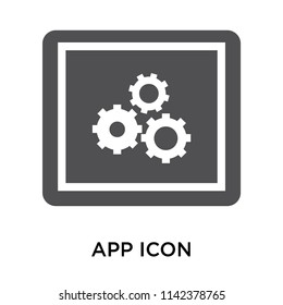 App icon vector isolated on white background for your web and mobile app design, App logo concept