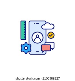 app icon in vector. logotype
