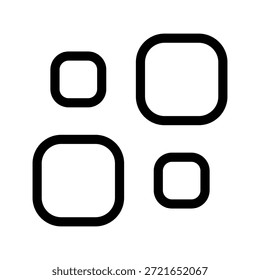 Illustration zum Entwurf eines Vektorsymbols für App