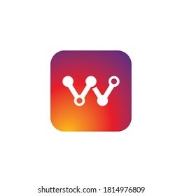 Internet con símbolo de web de icono de aplicación