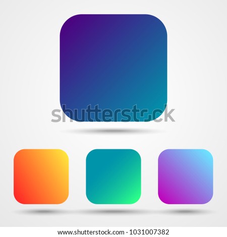 app icons gradient backgrounds vector stock vector royalty free