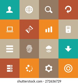 app icons universal set for web and mobile