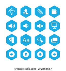 app icons universal set for web and mobile