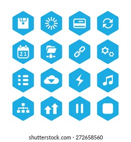 app icons universal set for web and mobile