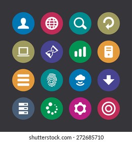 app icons universal set for web and mobile