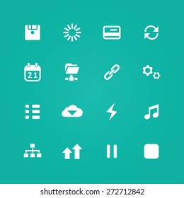 app icons universal set for web and mobile