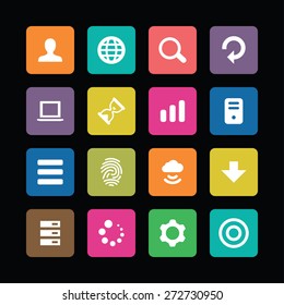 app icons universal set for web and mobile