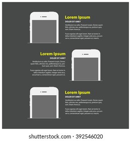 App Information Layout Design Template