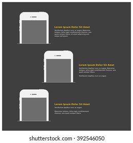 App Information Layout Design Template