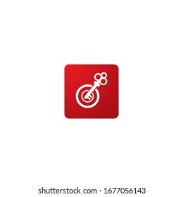 App Key logo template vector icon design