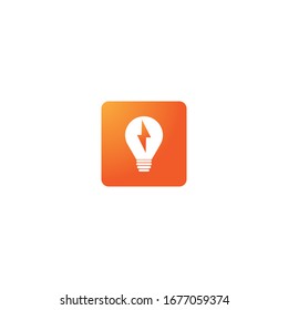 App Lamp logo template icon design