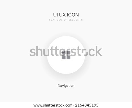 App menu icon. Web site icons set for landing page, infographics design, social media application icon. Website Navigation Icons for Mobile App and User Interface.