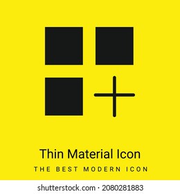 App-Symbol für hellgelbes Material