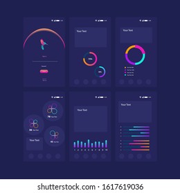 App Mobile Design Kit With Diagrams User Interface