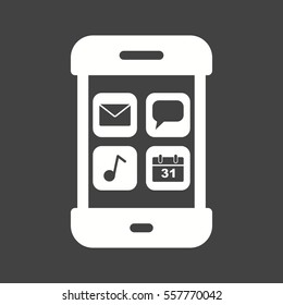 App, mobile, internet icon vector image. Can also be used for smart phone. Suitable for mobile apps, web apps and print media.