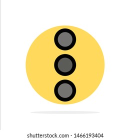 App, Phone, Ui Abstract Circle Background Flat color Icon. Vector Icon Template background