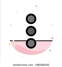 App, Phone, Ui Abstract Flat Color Icon Template