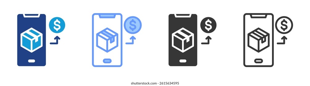 In App Purchase icon set multiple style collection