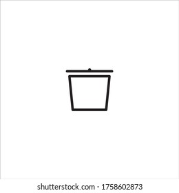 App Recycle Bin Icon Design Vector 