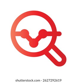 App de búsqueda con el icono de degradado de estilo