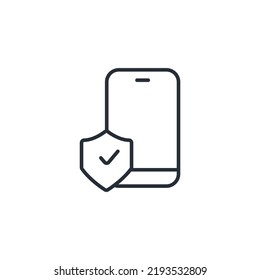 app security icons  symbol vector elements for infographic web