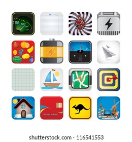 app set of icons