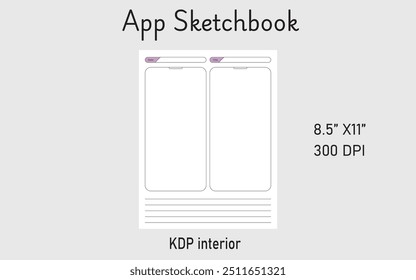 App Sketchbook KDP Interior–100% Unique and High-Resolution Interior.
We are confident this insider will help you in your less content publishing journey.