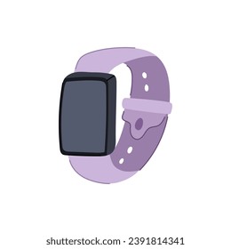 app smart watch cartoon. activity exercise, tracker wrist, health clock app smart watch sign. isolated symbol vector illustration